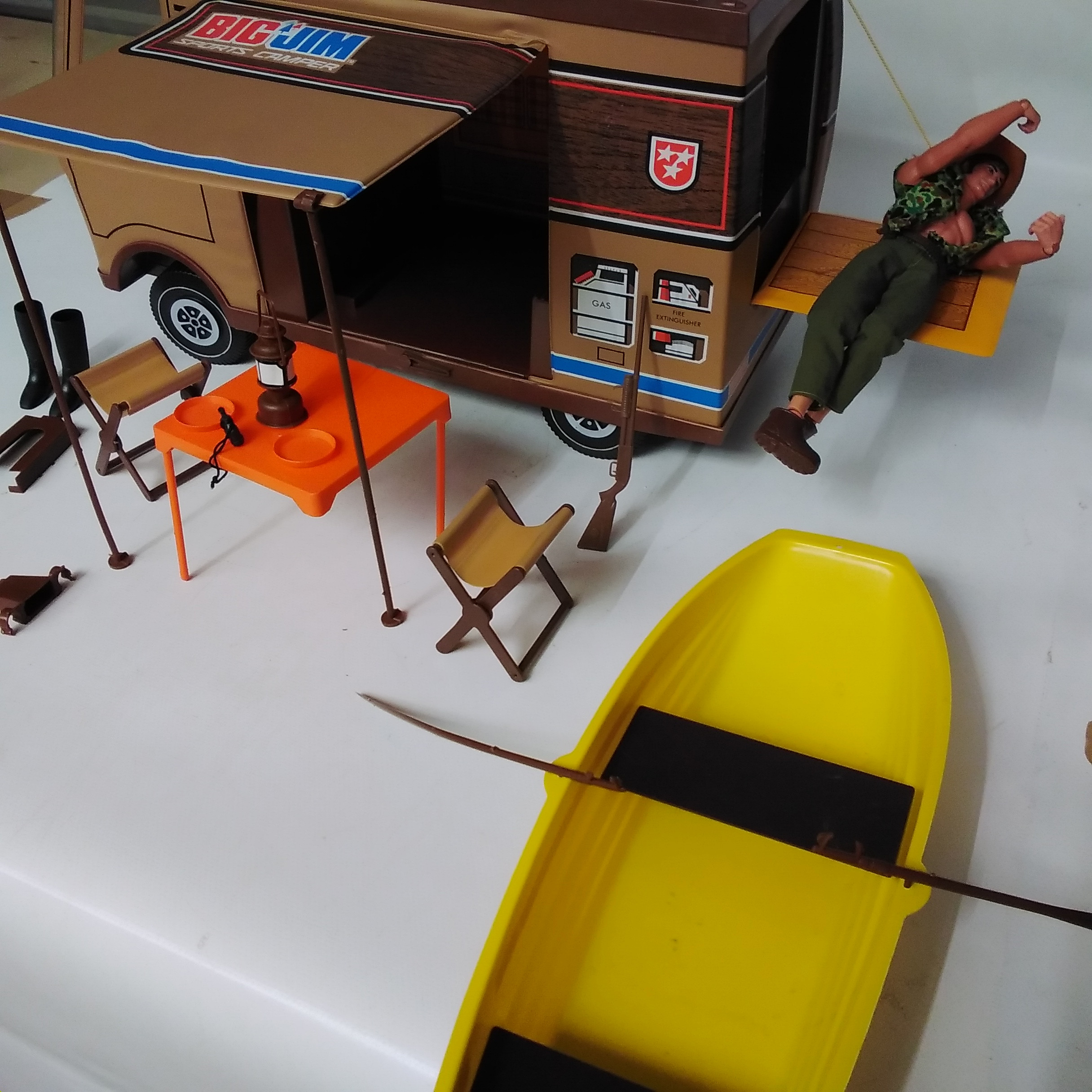 Camping car Big Jim - Mattel État correct - Vue 4 - 